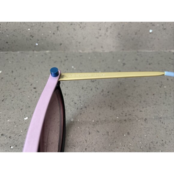 PRO DESIGN GAIL SPENCE NO FOUR 0260 EYEGLASSES FRAMES ONLY ITALY VINTAGE USED - Picture 7 of 14